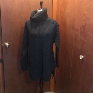 Thakoon, grey tunic sweater, size small